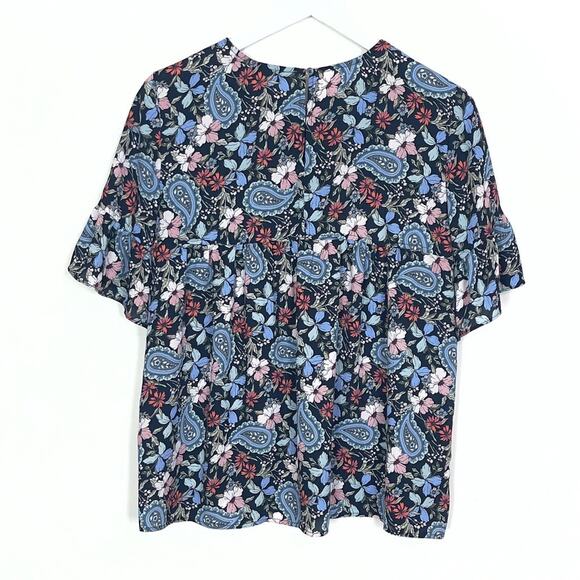 Loft Floral Blouse - Picture 4 of 6